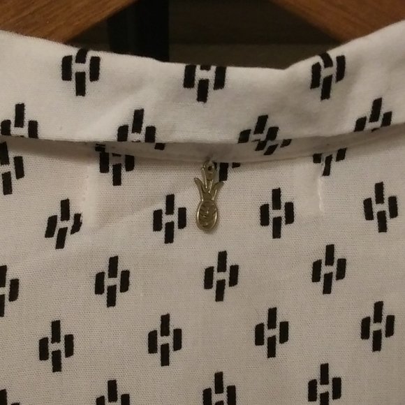 NWT Anthropologie BeachGold Button Down w/ Tie Blouse - Picture 4 of 10